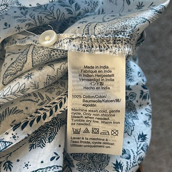 J. Crew Floral Peasant Top - Picture 9 of 9